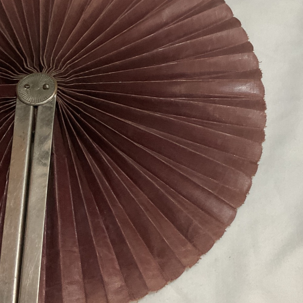 Vintage 19th Century Victorian Cockade fan,used for mourning. - Picture 5 of 12
